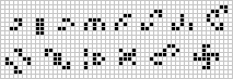 Some small oscillators in B36/S125