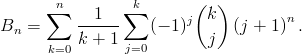 Bernoulli equation